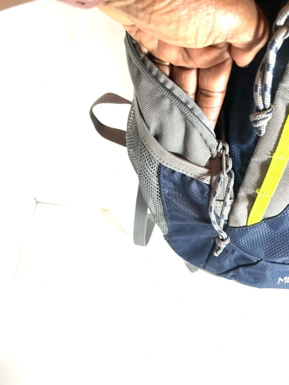 Outdoor Product Morph 26 Backpack Blue Gray Neon Hiking Travel School Bag